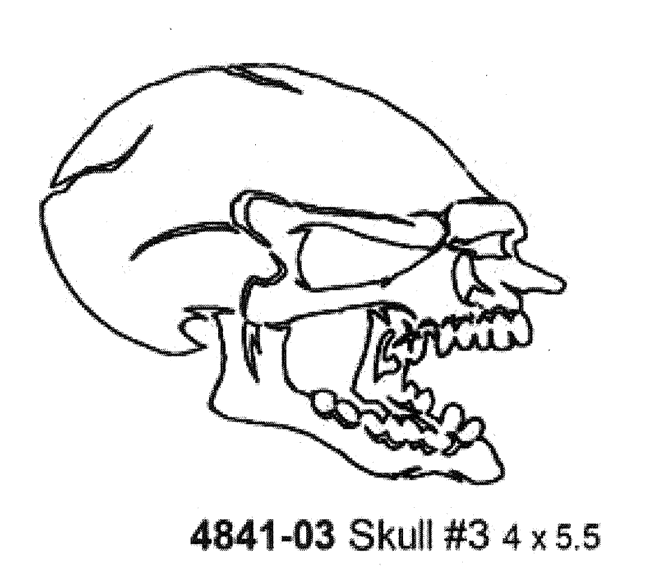 4841-03%20Skull%20Stencil%20#3%204’’%20x%205.5’’%20(10cmX14cm)%20Airbrush%20Plastik%20Şablon