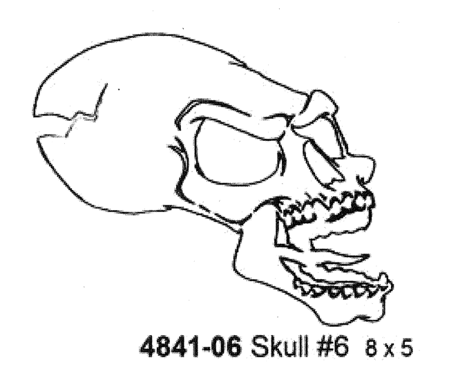 4841-06%20Skull%20Stencil%20#6%208’’%20x%205’’%20(20cmX13cm)%20Airbrush%20Plastik%20Şablon