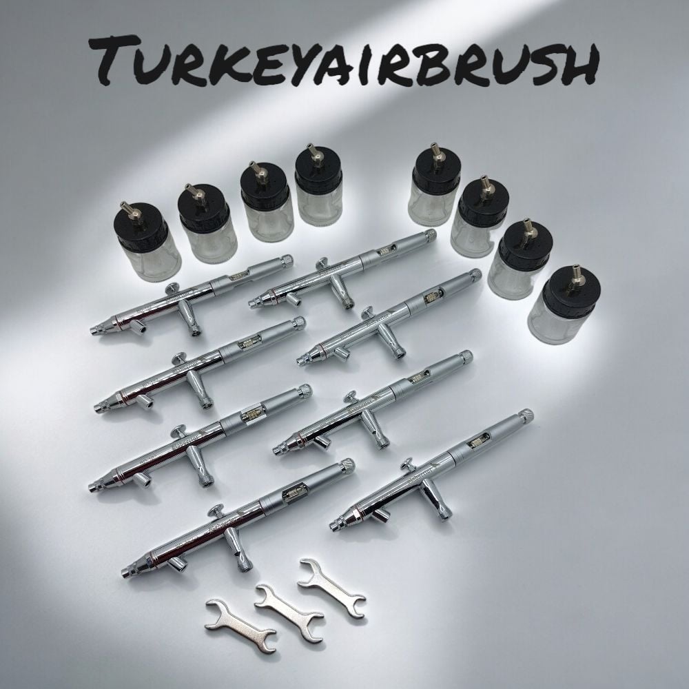 DUAL%20ACT.%208%20Lİ%20AIRBRUSH%20SET%20BADSECTOR%20816%200.30mm