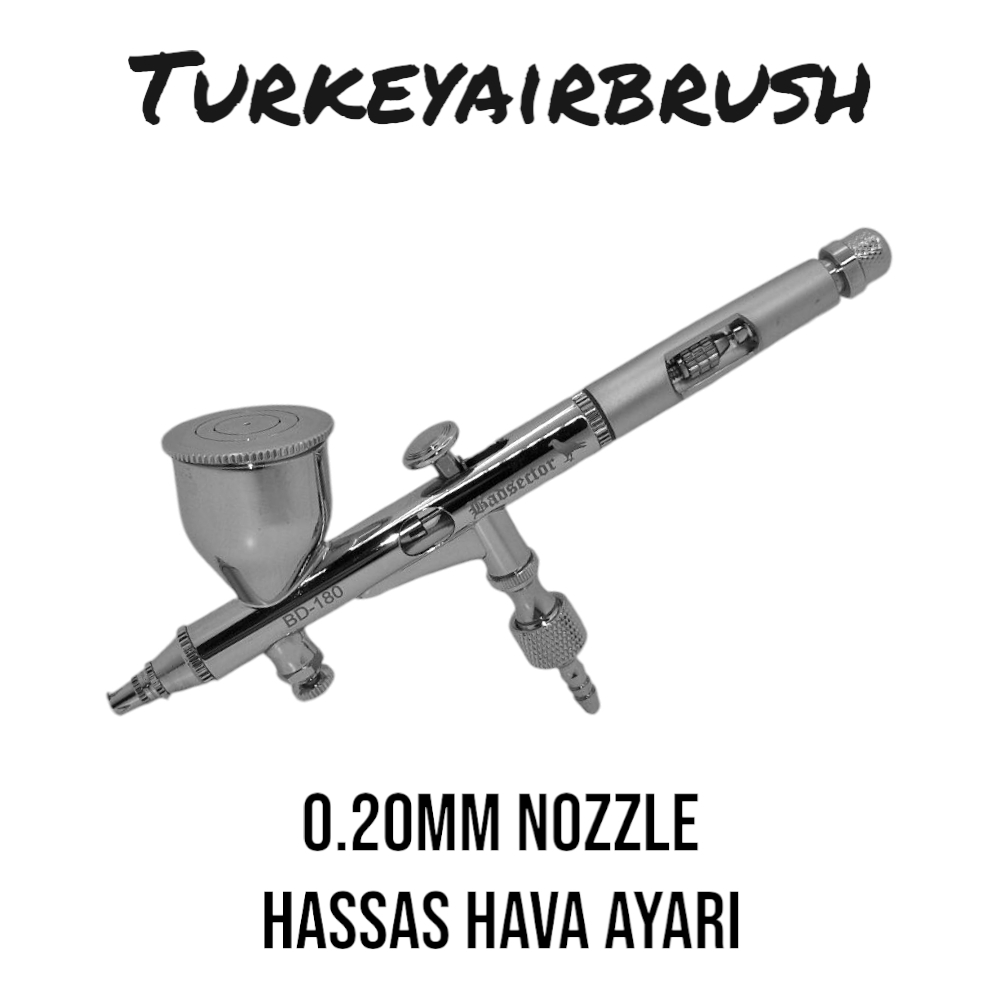 Badsector%20180K%20Airbrush%20Kit%200.20mm%20+%200.30mm%20Hassas%20Hava%20ayarı%20ve%20Tetik%20Stoperi%20Dual-Action