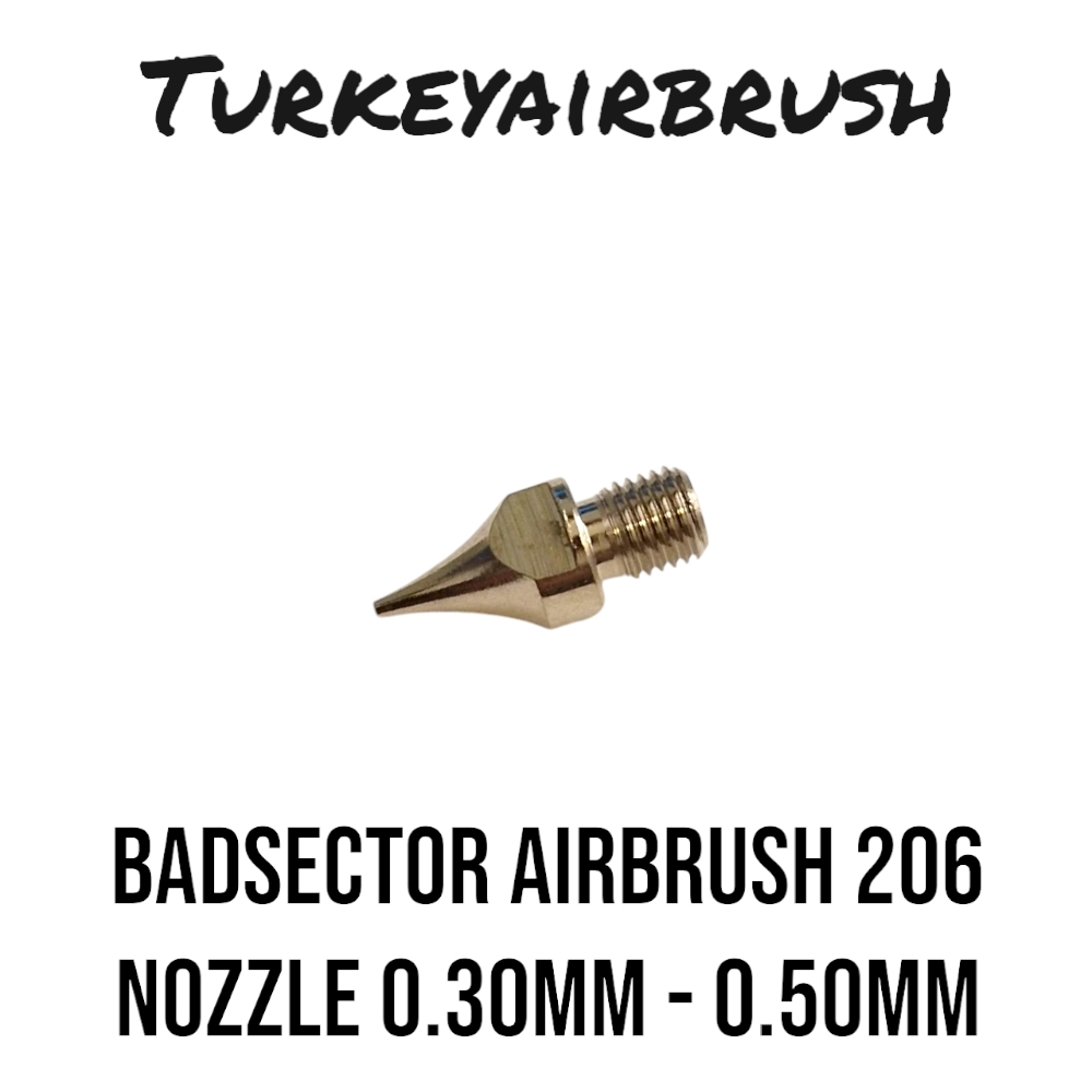 BADSECTOR%20AIRBRUSH%20BD-206%20İÇİN%20YEDEK%20NOZZLE%200.30%20VE%200.50MM