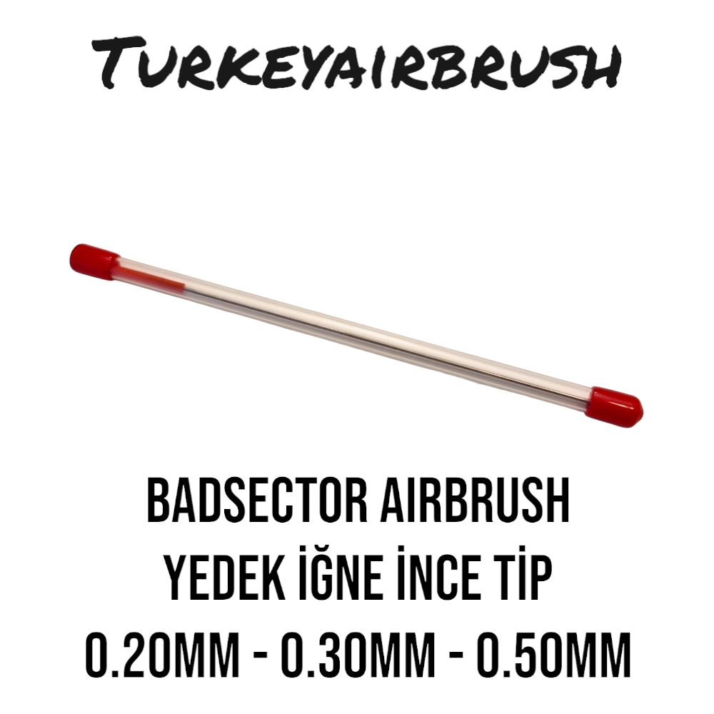 BADSECTOR%20AIRBRUSH%20YEDEK%20İĞNE%20İNCE%20TİP%20GÖVDE%201.15MM%200.20%20-%200.30%20-%200.50