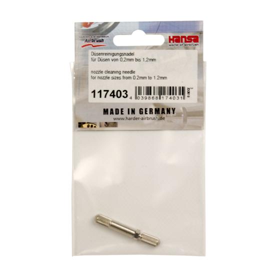 117403 Nozzle cleaning needle for nozzle sizes from 0.2mm to 1.2mm