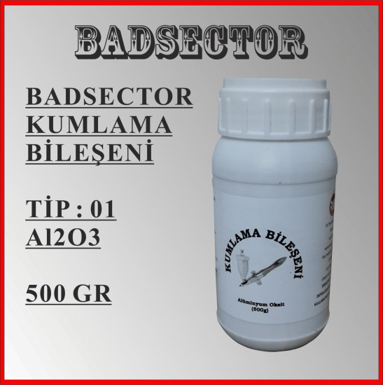 BADSECTOR & PAASCHE KUMLAMA KALEMİ BİLEŞENİ 500 GR KUMLAMA KUMU