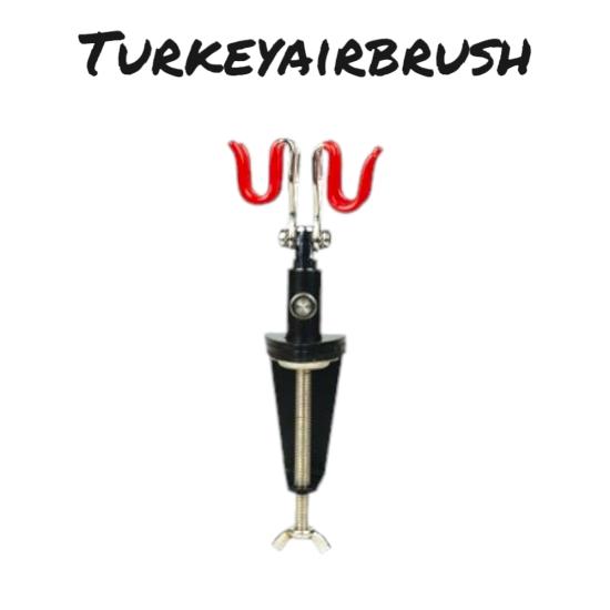 MASA ÜSTÜ AIRBRUSH HOLDER 2Lİ Airbrush Tutucu Mod 05