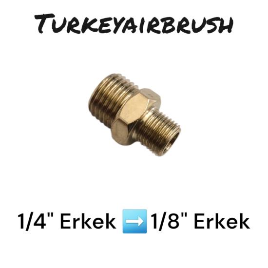 BADSECTOR DÖNÜŞÜM ADAPTÖRÜ 06 ( 1/8’’ ERKEK - 1/4’’ ERKEK )