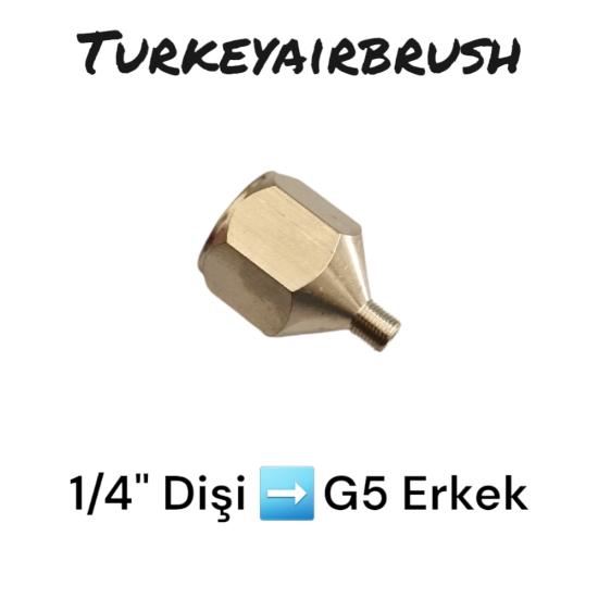 BADSECTOR DÖNÜŞÜM ADAPTÖRÜ 02 ( 1/4’’ DİŞİ - G5 ERKEK )