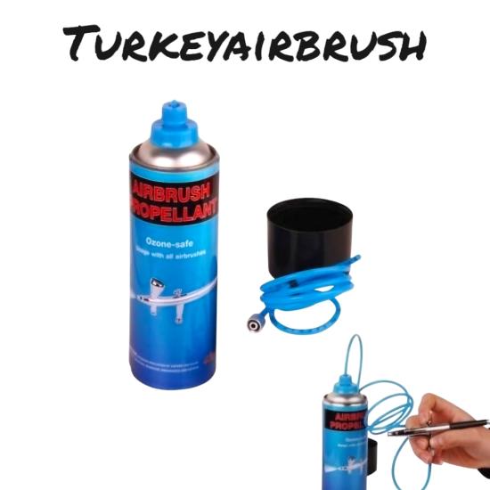 AIRBRUSH HAVA TÜPÜ HORTUM HEDİYELİ (400ML)