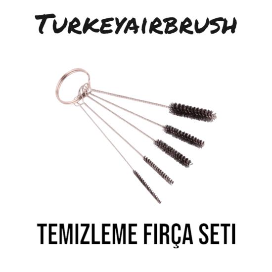 AIRBRUSH TEMİZLEME TIKANIKLIK AÇMA FIRÇA SETİ