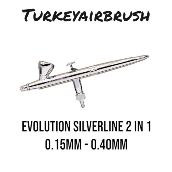 126103 Harder & Steenbeck EVOLUTION SILVERLINE fPc Two in One 0.15+0.4mm Airbrush